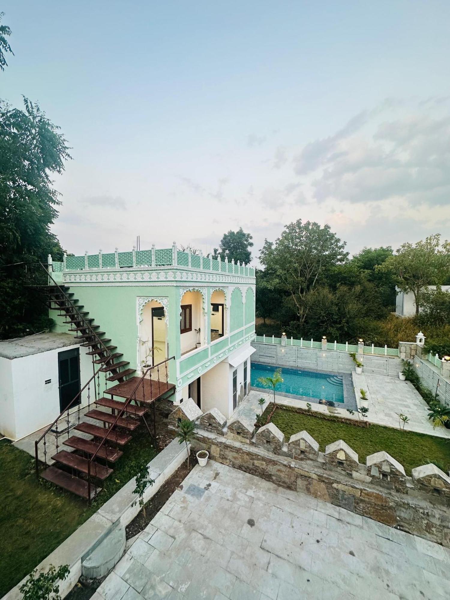 Villa Rajasthan Haveli à Udaipur Extérieur photo